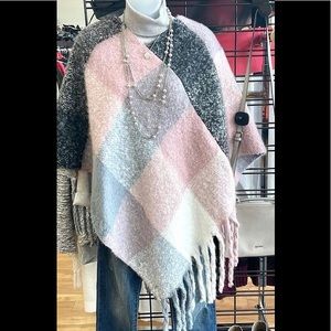 Pretty cabincore poncho